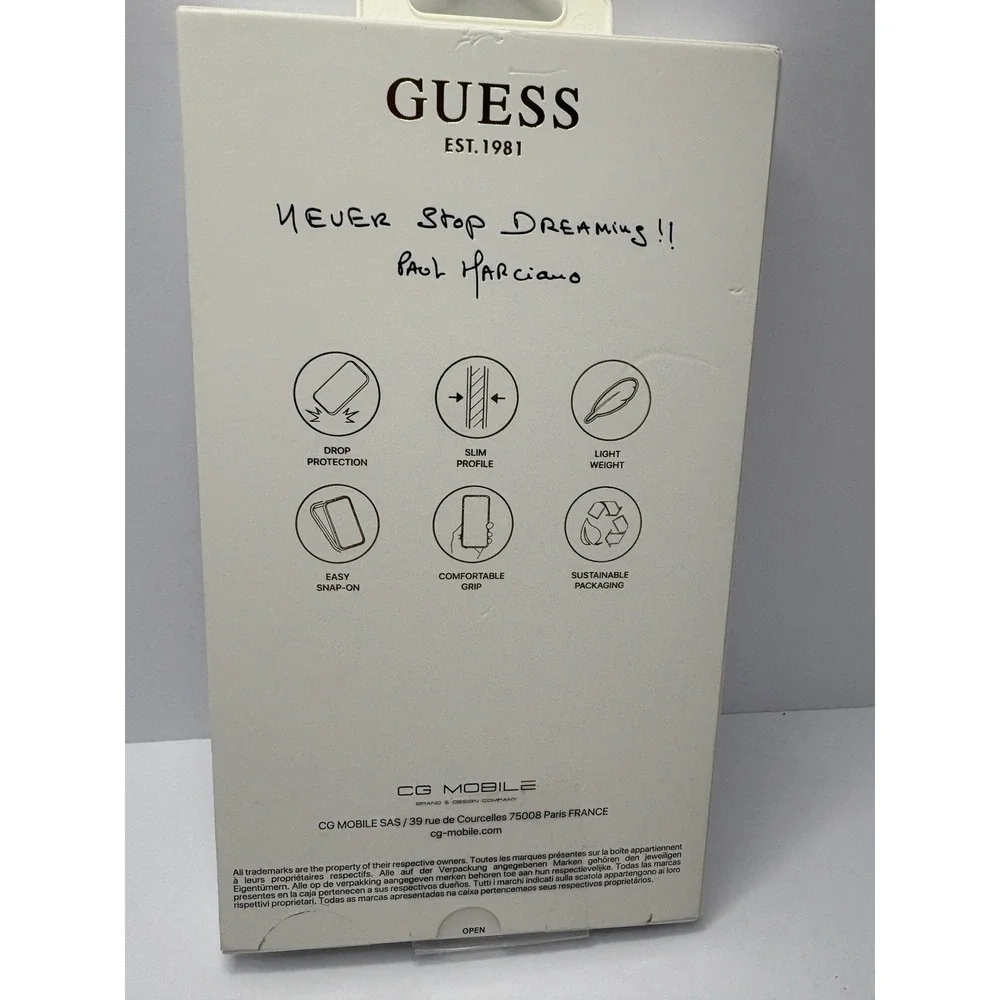 NEW IN BOX  GUESS Pink MagSafe iPhone 17 Pro Max Case